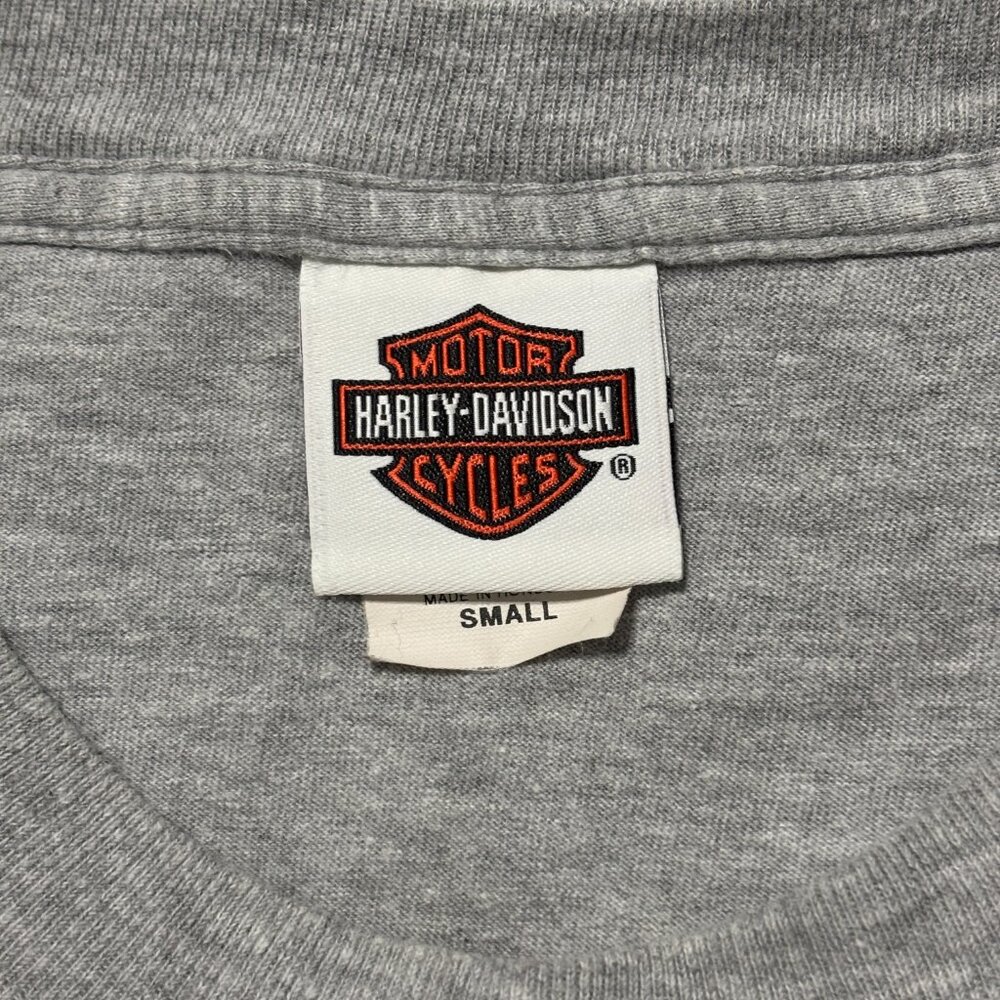 Harley-Davidson Gunslinger Looney Tunes Taz Bugs Tee Gray Small Rare 2014 - Picture 10 of 15